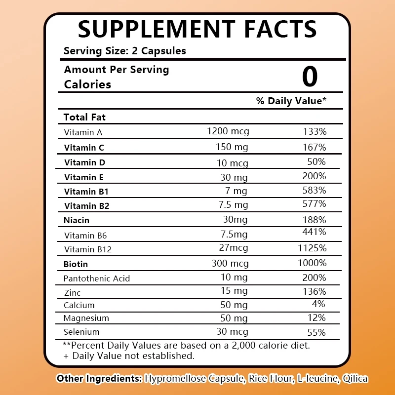 Vitamines & Minéraux 120 Gélules |   Suppléments vitaminés |   Formule complète multivitamines et minéraux |   100% authentique