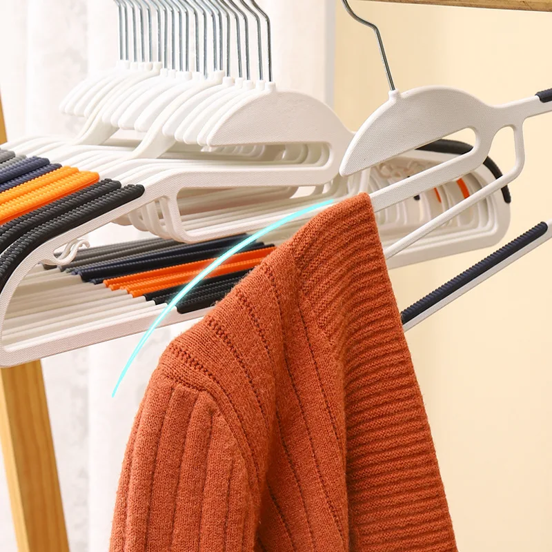 5/10pcs Clothes Hanging Household Hangers Non-slip Dormitory Bedroom Special Storage Clothes Hanging No Trace