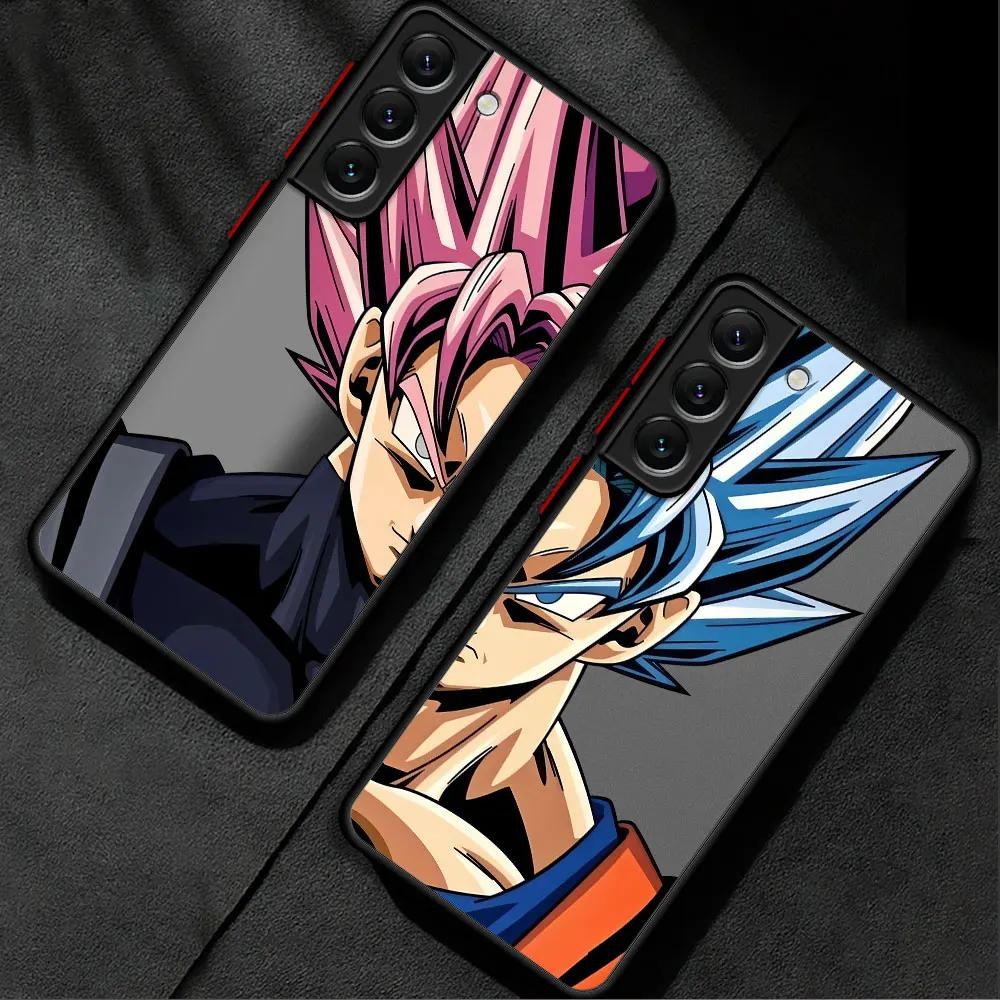 D-Dragon Ball Z Phone Case for Samsung Galaxy S20 FE S22 Ultra Note 10 Plus 8 9 Note 20 Ultra S23 S21 Armor Luxury Matte Cover