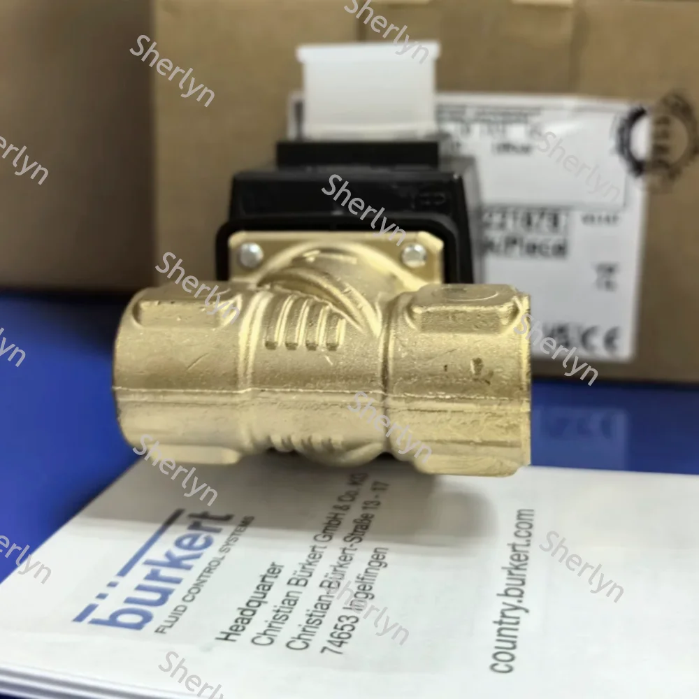Burkert Solenoid Valve 00221678 6213 G1/4 2/2 Normally Closed 10 Flow Hole brass Valve Body 00221679 00221681