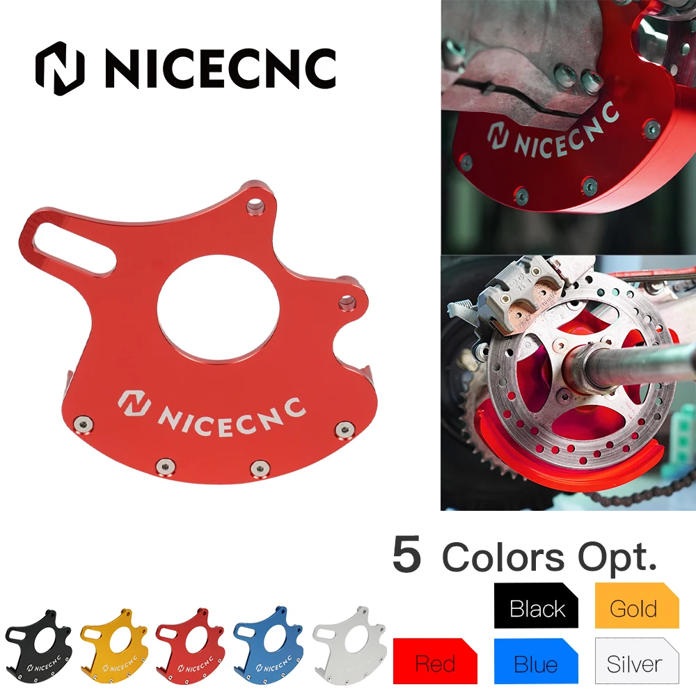 

NICECNC ATV Rear Disc Rotor Guard Protector Cover For Yamaha Raptor 700 2013-2023 Raptor700R YFM700R SE SL 2013-2023 Aluminum