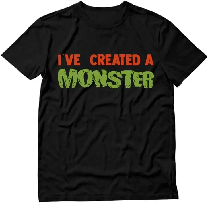 I've Created A Monster Funny Dad Shirt Halloween Monster Gifts for Fathers Unisex Shirt