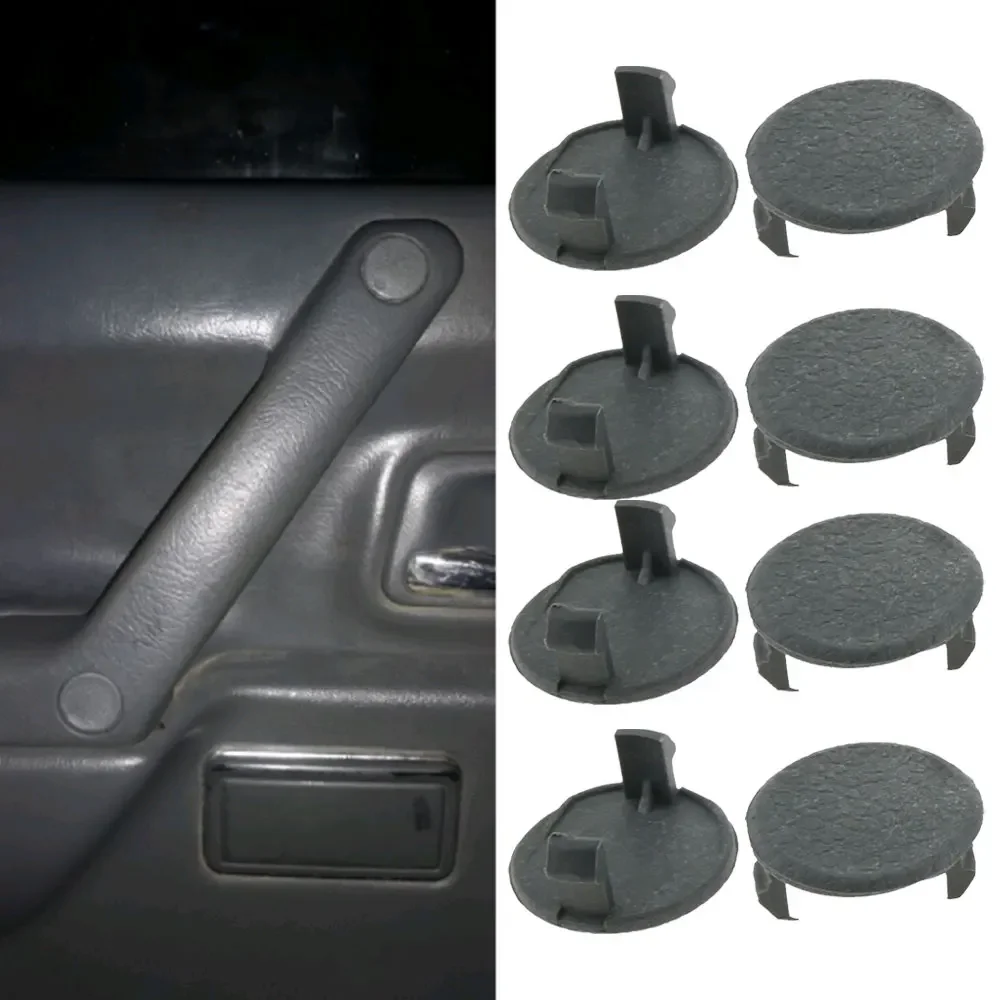 

8PCS Car Inner Door Grab Handle Screw Cap Cover Plugs MB777725 MB777731 for Mitsubishi PAJERO SHOGUN MK2 V31 V33 V43 1990-2000