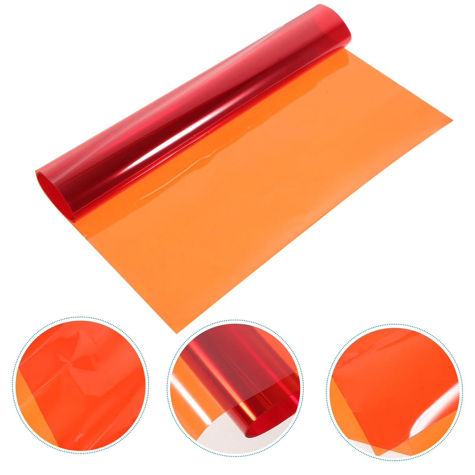 일몰 필름 플래시 애완 동물 렌즈 용 투명 조명 컬러 필터 사진 수정 카메라 색상 반사 창