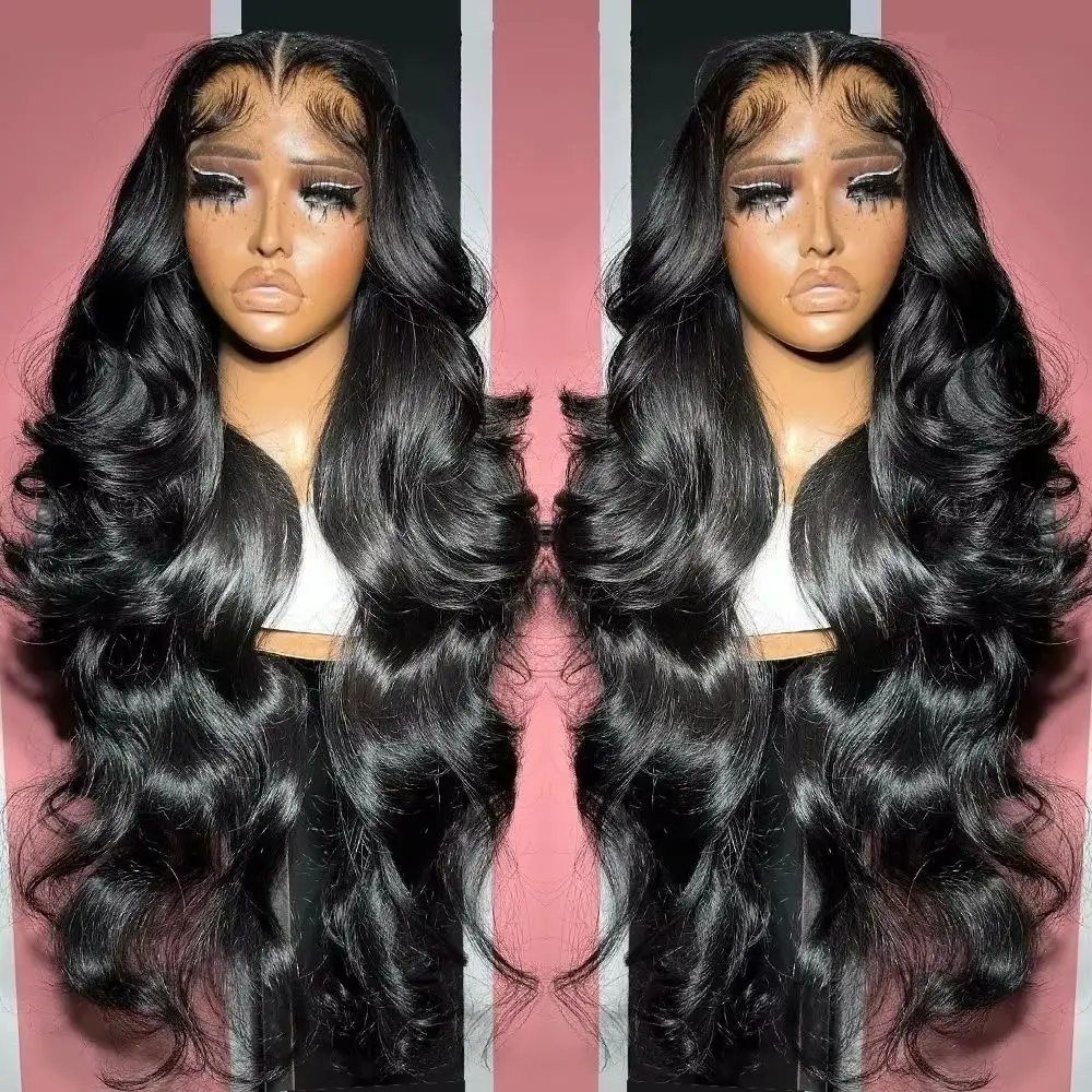 

Парик с волнистыми локонами 13x6 HD Lace Frontal из натуральных волос, 13x4 HD предварительно выщипанный парик с кружевной основой для женщин, плотность 200%, 30-40 дюймов, парики с кружевной передней частью