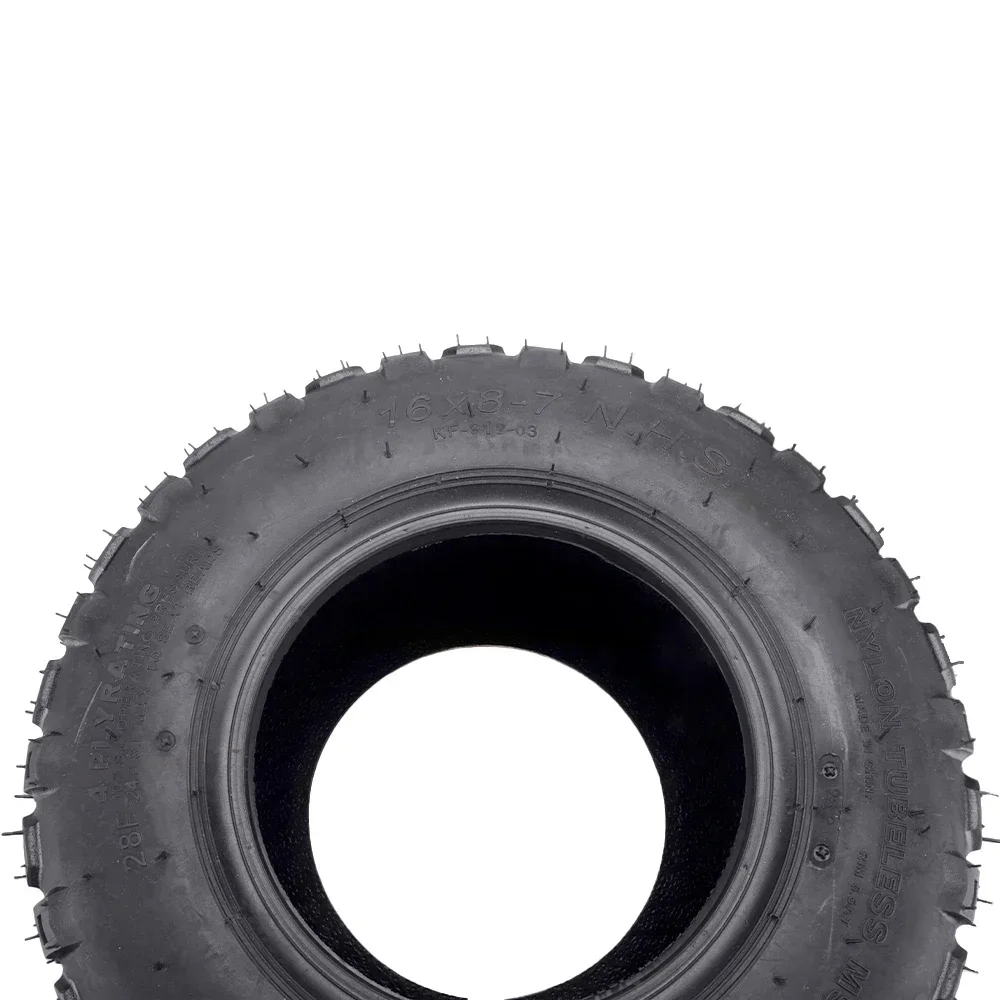 16x8.00-7 High Performance Vacuum Thickened Tires For ATV Four Wheel Karting Beach Motorcycle Accessories Front Rear 16*8.00-7