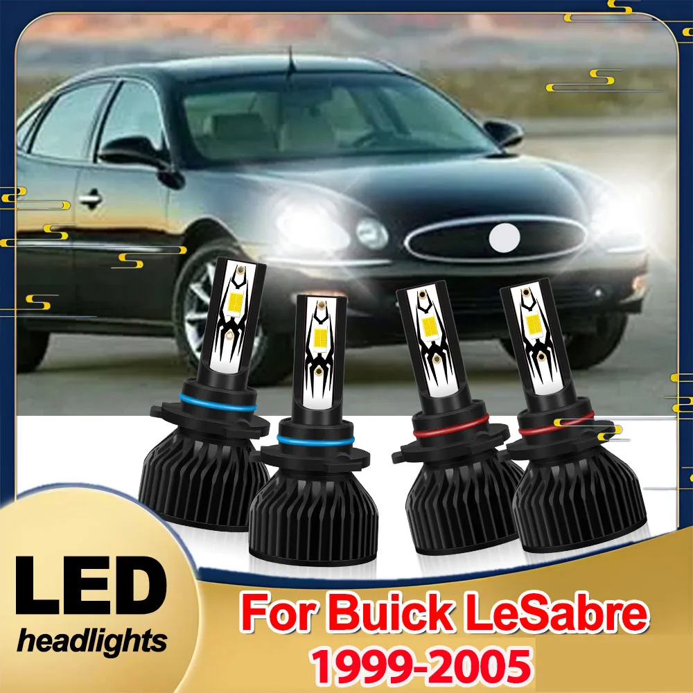 

For Buick LeSabre 1999-2005 LED Headlights Conversion kit Hi-Lo Beam light Bulbs 20000LM Cooling Fan design headlamp