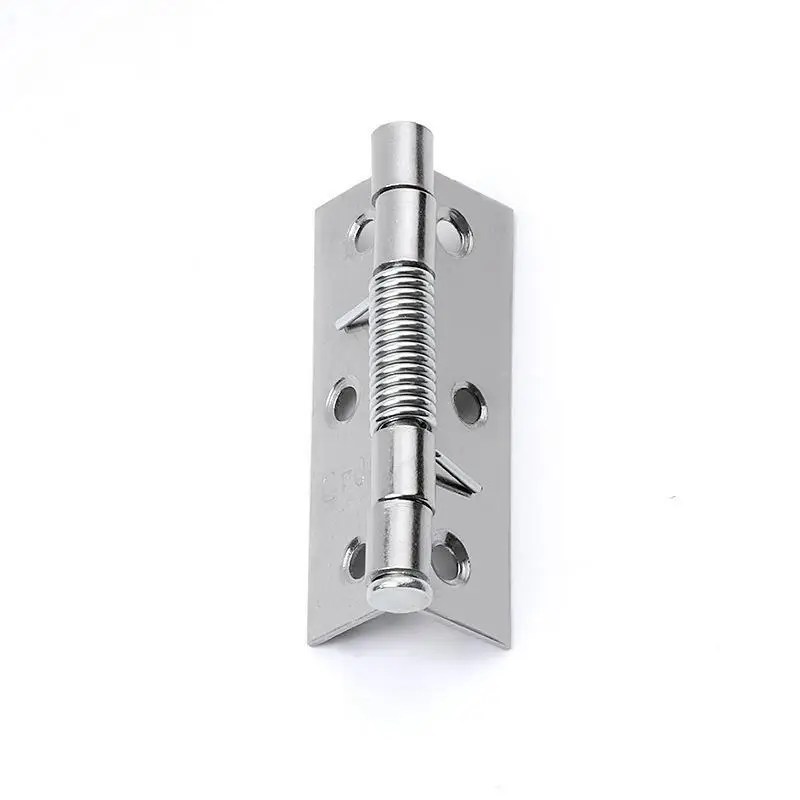 2Pcs Self Closing Spring Door Hinge Stainless Steel Hinge For Window Cabinets Jewelry Boxes Automatic Rebound Hardware