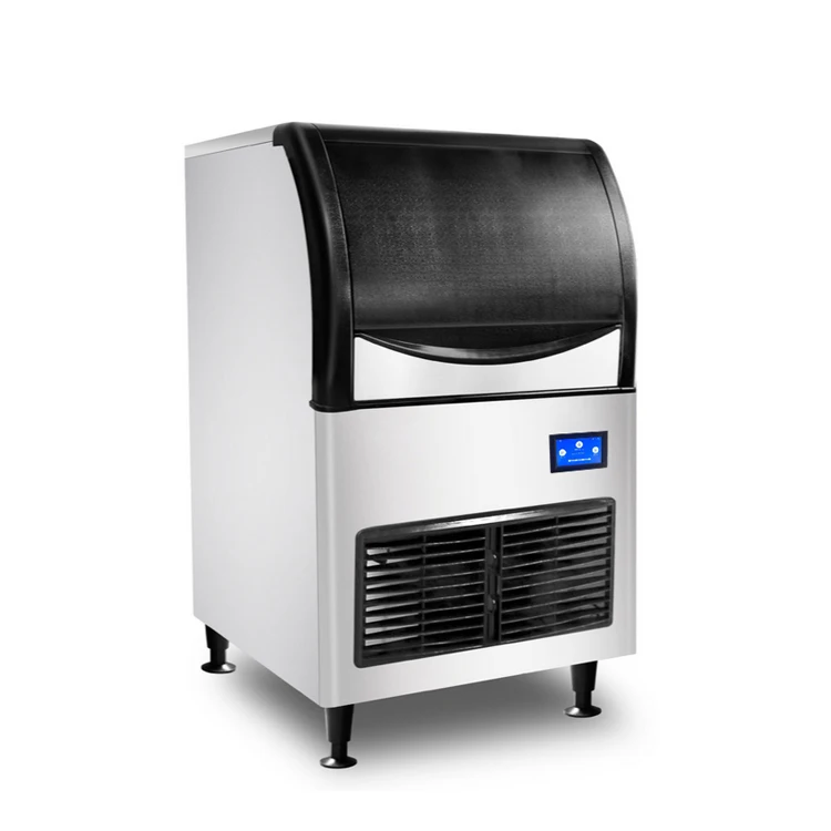 Heavy-Duty R404a Industrial Ice Maker Machine 220V Refrigeration Equipment With Compressor Produces Ice Cubes