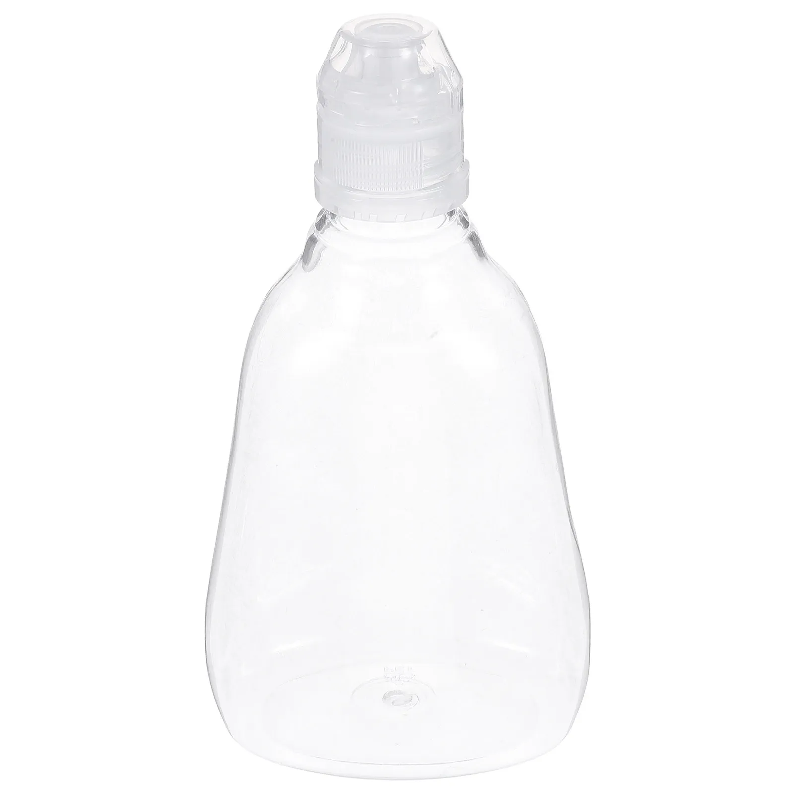 Botella de Plástico Transparente para Miel con Tapa Abatible, Envase Portátil y Flexible para Miel, Salsas, Condimentos, Aderezos para Ensaladas, Uso en la Cocina