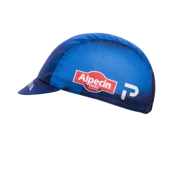 Un Par de Guantes de Ciclismo de Medio Dedo + UN PAR de Calcetines de Ciclismo + Gorras de Poliéster 2026 Alpecin Premier Tech Team AZUL