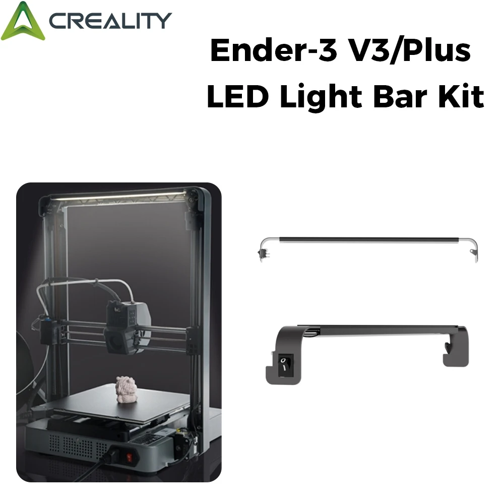 Creality Ender 3 V3 Plus LED Light Bar Kit, 3D Printer LED Light Bar Kit Easy Installation Light for Ender 3 V3 Plus 3D Printer