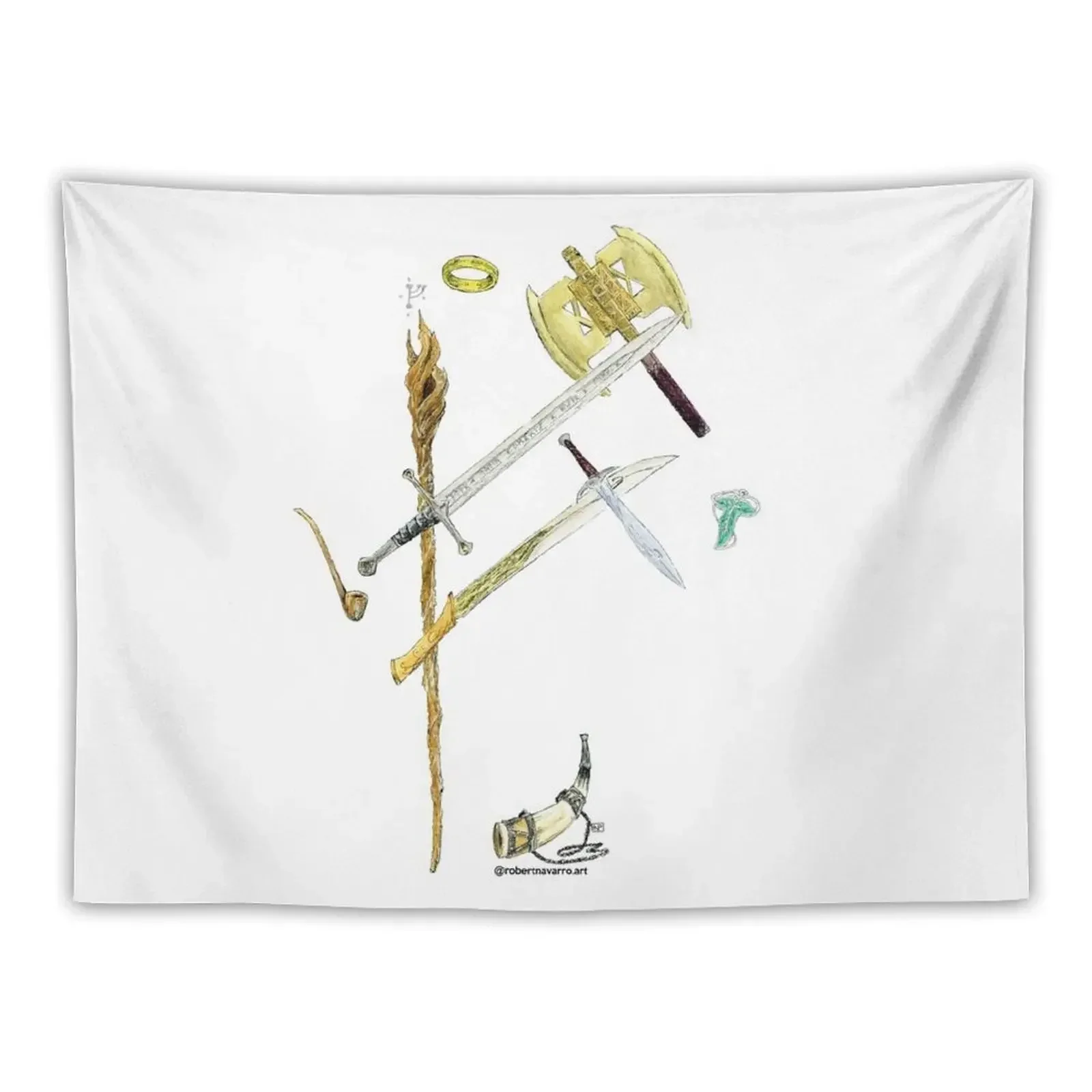 

Lord of the swords Tapestry Wall Mural Wall Hanging Wall Home Decoration Accessories Decoration For Bedroom Tapestry