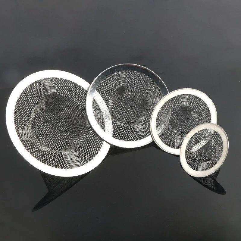 1Pc Stainless Steel Kitchen Water Sink Filter Bathroom Drain Filter Net Shower Hair Catchers Stoppers Kitchen Accessories