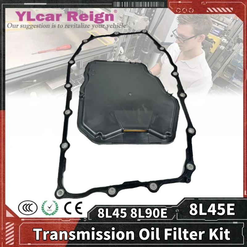 

8L45E 8L45 8 Speed Transmission Oil Filter Overhaul Gasket 24274402 24260071 For CADILLAC CT4 CT6 ATSL CHEVROLET GM