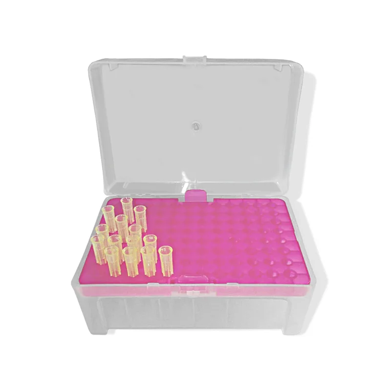 Sterile Pipette Tips Box 200ul Tip For Dispenser Plastic Pipette box 96 Holes Pipette Tips  Box