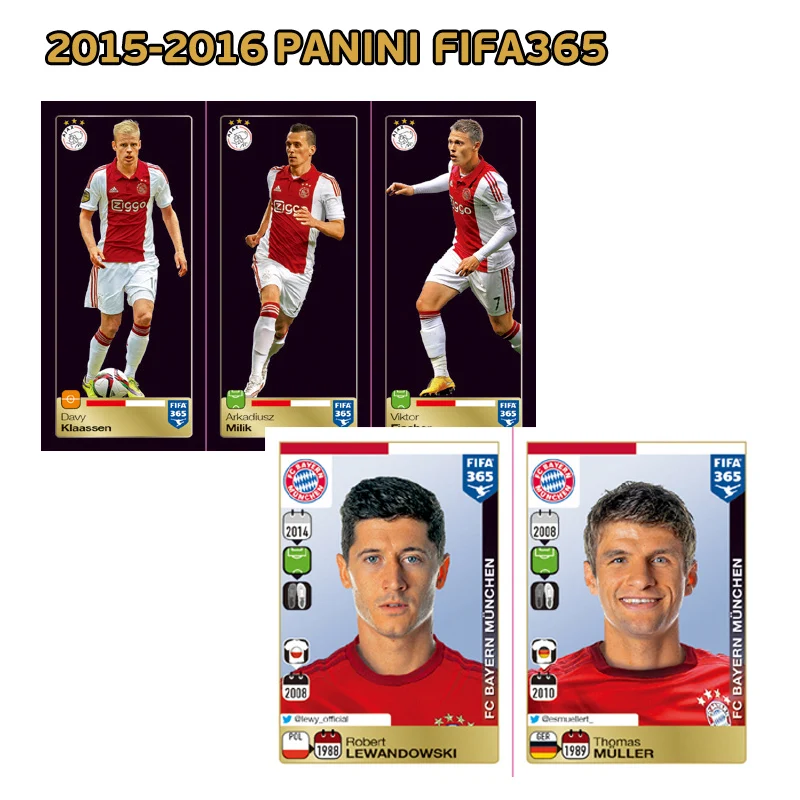 صندوق ملصقات Panini Adrenalyn XL FIFA 365 50 كيسًا، قم بتكمل ألبومك مع مجموعة ملصقات كرة القدم القابلة للجمع