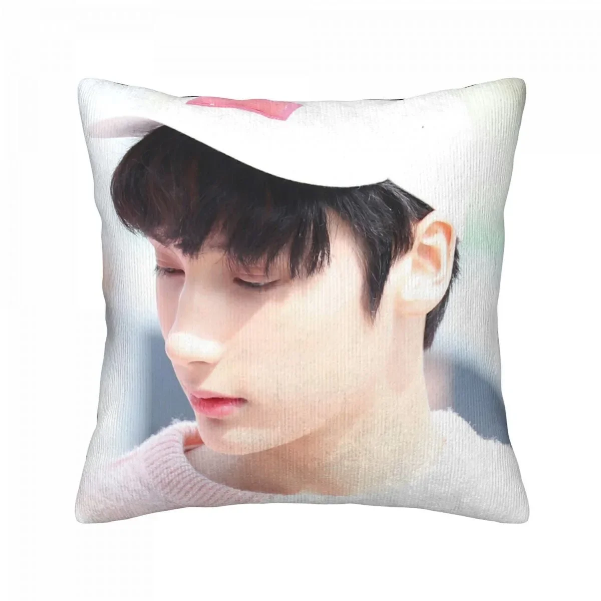 Korean TXT HUENINGKAI Cover Poster Double-sided Printed Pillowcase Xiu Ningkai Lifestyle Photos Picture Home Decor Cushion Cover