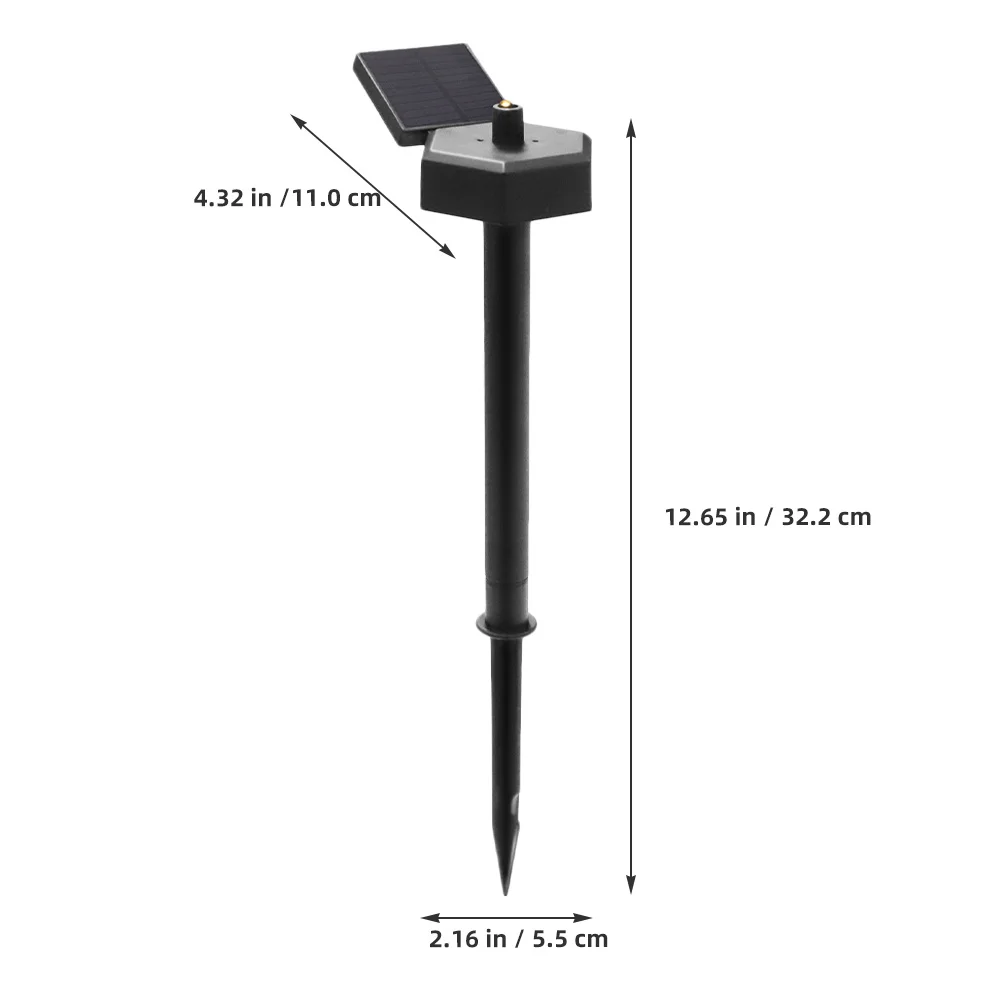 

2pcs Solar Lawn Light Outdoor Garden Stake Lamp For Pathway Yard Patio Led Decorative Lights Waterproof Auto On/Off