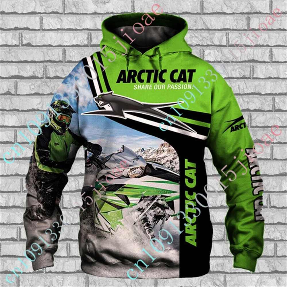 

Arctic Cat Oversize Zip Hoodies Anime Hoodies For Men Women Harajuku Pullover Top Unisex Clothing Casual Sweatshirt Custom Logo