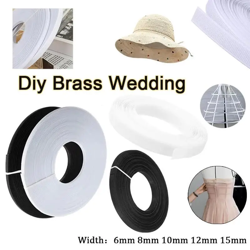 1~5 Rolls Polyester Fish Boning Corset For Bras Diy Wedding Dress Making  Home Supplies Boning for Sewing Corset