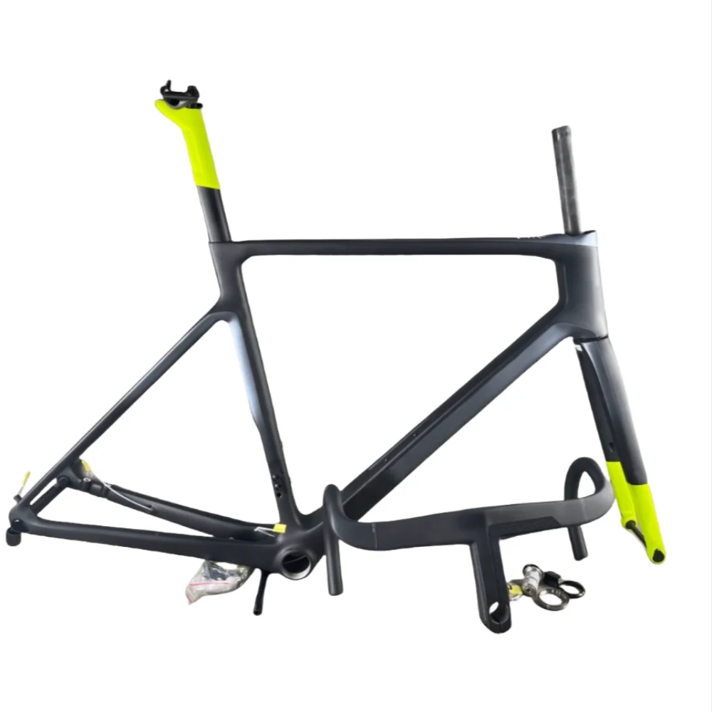 Road Carbon Frame V4RS Speed Bike Frameset T1000 T47 Disc Brake Racing Bicycle Frames+Handlebar Custom Painting Logo DPD Ship