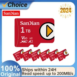 SanDian Ultra Micro TF Sd Card 128GB 256GB 512GB A2 U3 V60 4K SD Card TF Flash Card Memory Card 1TB 2TB Class 10 For Phone PC