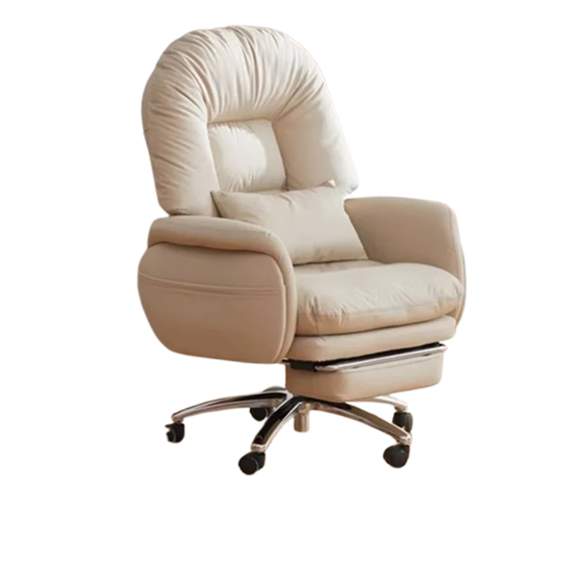 q&Backrest Wheels Office Chair Study Playseat Recliner Mobile Office Chair Comfortable Conference Arm Taburete Library Furniture