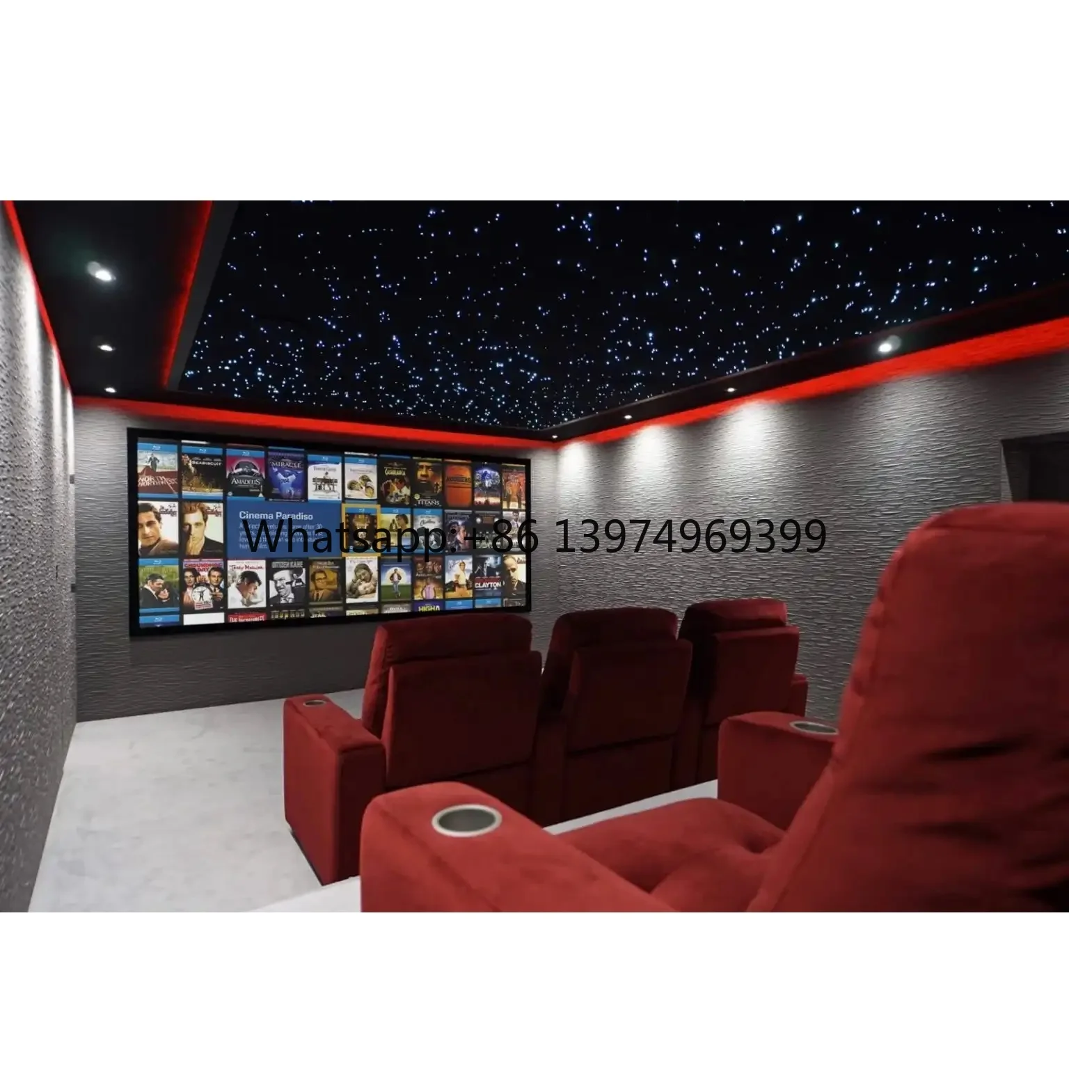 DIY  Star Ceiling Magnet Panels & Fiber Optic Light for Home Cinema