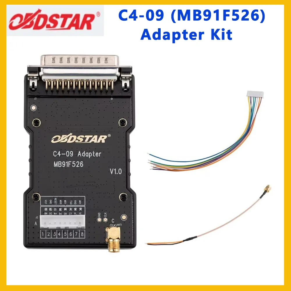 Newest OBDSTAR C4-09 (MB91F526) Adapter Kit Used with OBDSTAR KeyMaster G3/OBDSTAR DC706  For MAZDA 3 DENSO MB91F526 BDMC