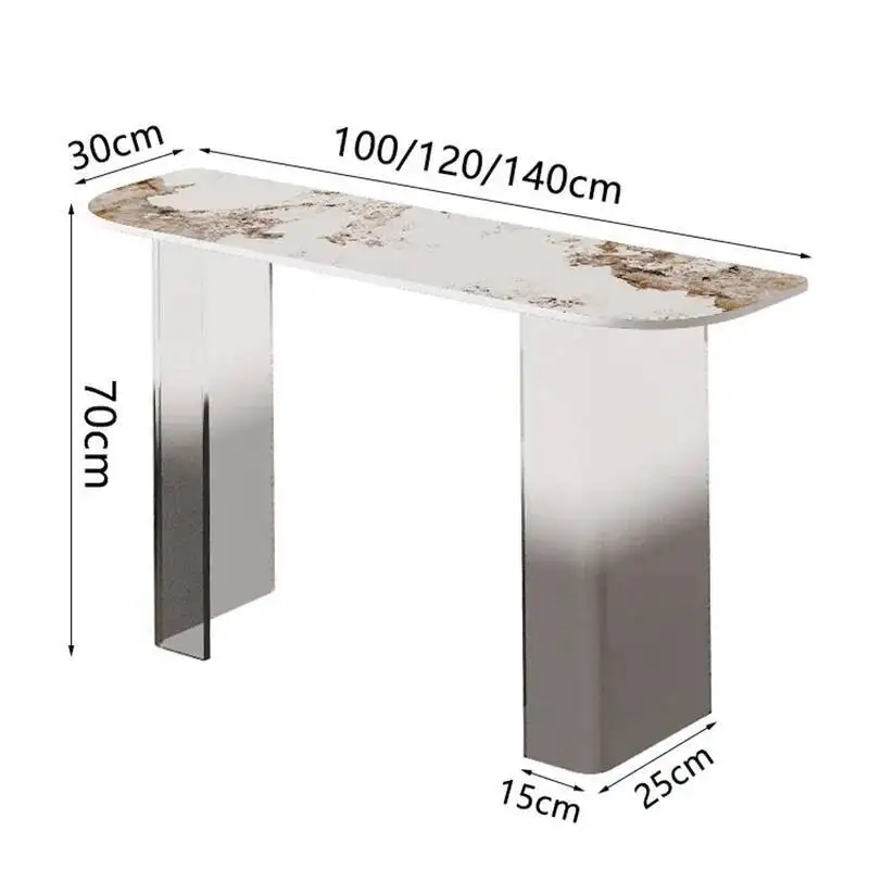 

Console Minimalist Premium Tables Simple Beauty Nordic Modern Corner Table Aesthetic Unique Schreibtisch Living Room Furniture