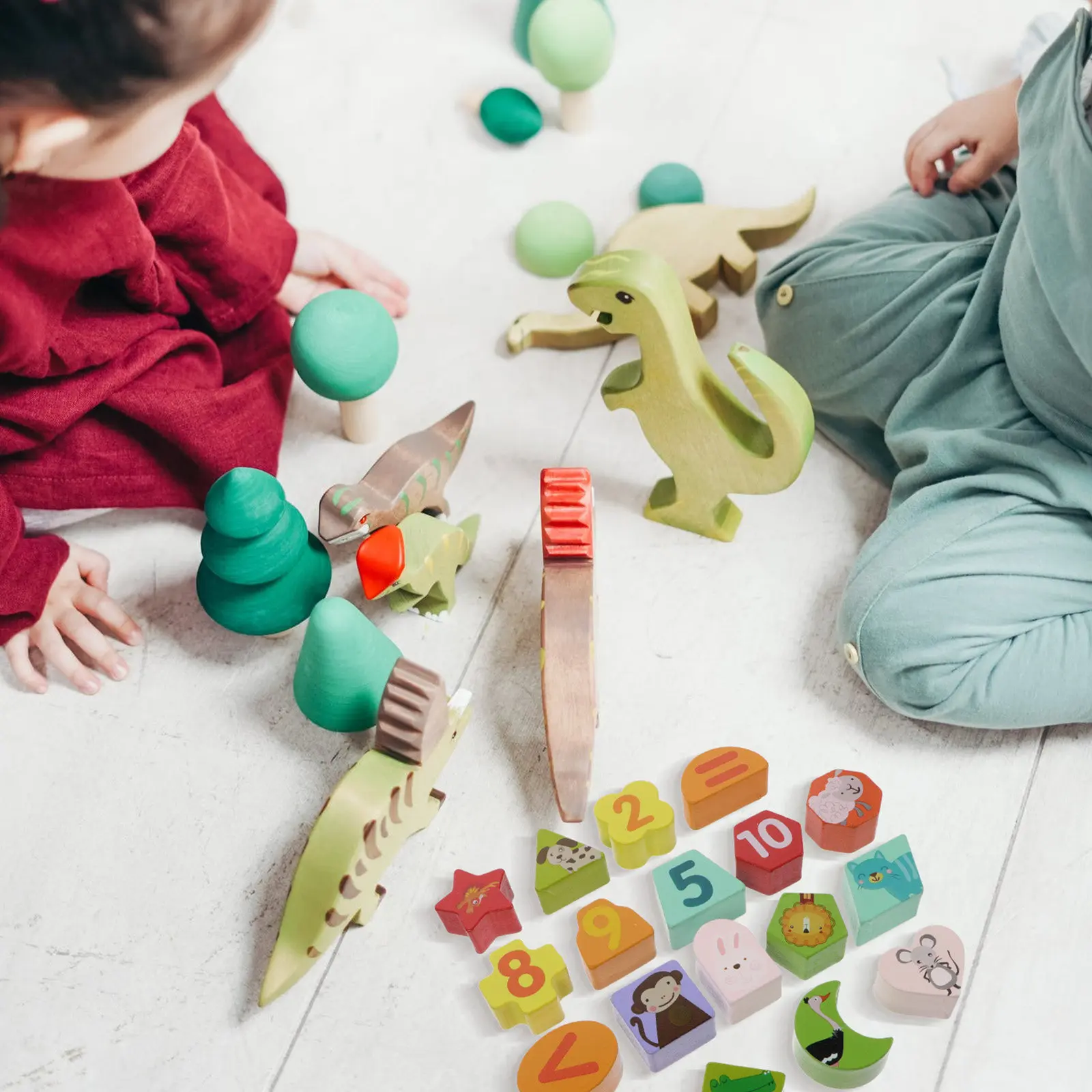 

1Set Wooden Intelligence Car Pink Shape Matching Animal Educational Early Learning Block Creative Game Montessori Cognition
