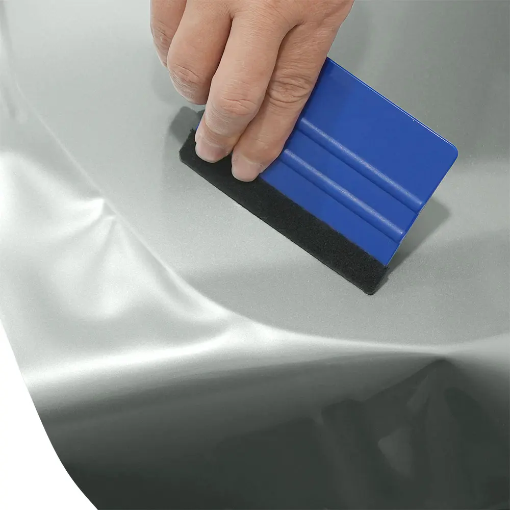 Car Sticker GT Silver Car Vinyl Wrap Color Change Film Bubble Free Wrap Decal Car Accessories Interior Exterior Decoration