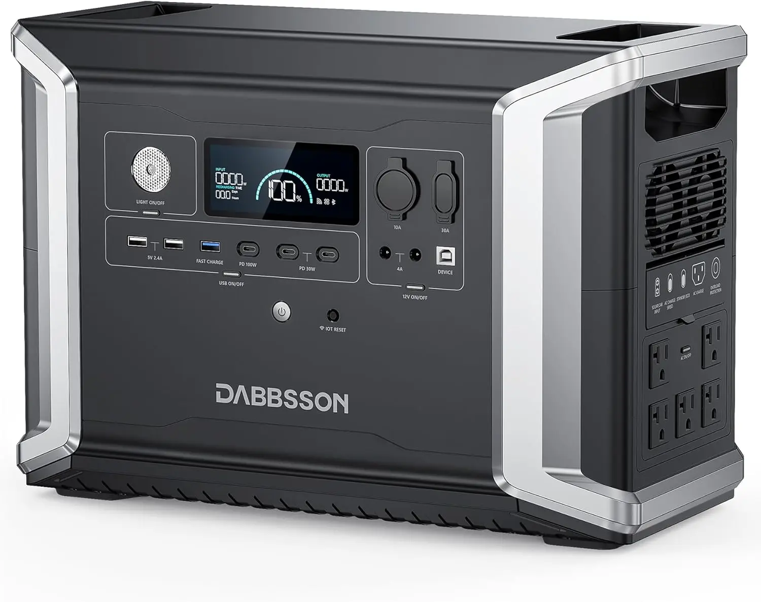 휴대용 파워 스테이션 EV 반고체 상태 LiFePO4 배터리 백업, 최대 8330Wh, 5 × 2200W AC 콘센트, DBS2300, 2330Wh