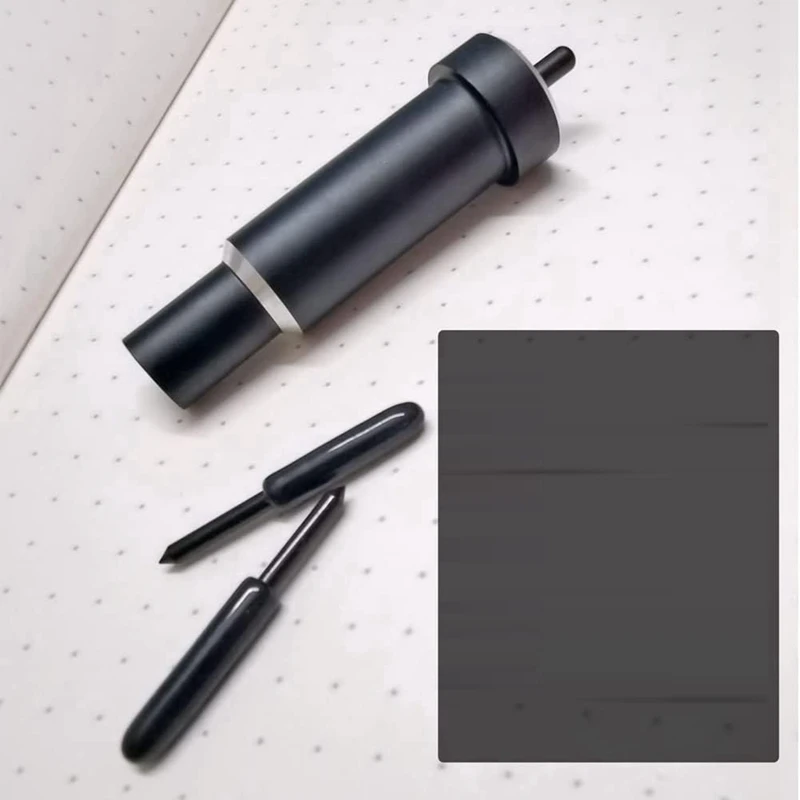 Cuchilla de corte profundo y soporte de herramientas de corte profundo, Metal negro para Cricut Maker 3, Cricut Explore 3, 2, Air 2, plóter de