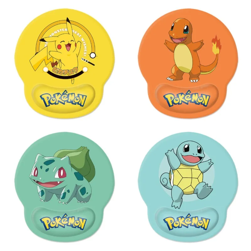 

Pikachu Mouse Pad Ditto Bulbasaur Funny Cartoon Pokemon with Wrist Rest Office Anti-Fatigue Game Non-Slip Mouse Pad Holiday Gift