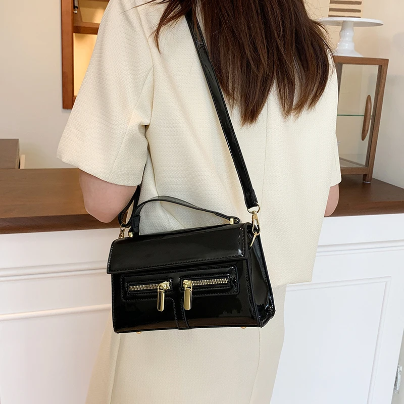 

Famous Brand Leather Messenger Bag for Ladies Handbag Elegant Shoulder Crossbody Classic Design Luxury Fashion