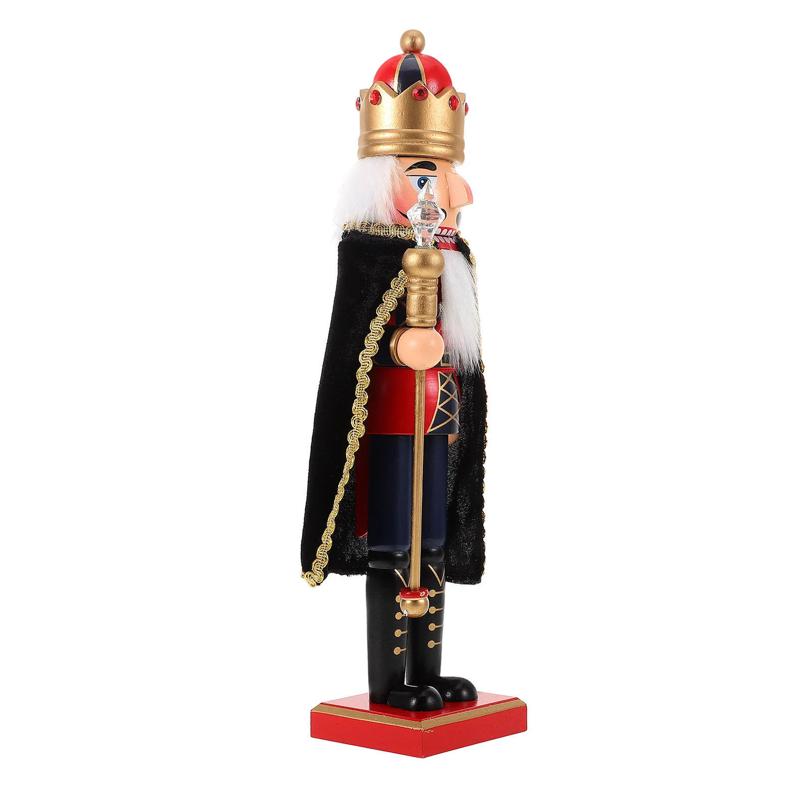 

Classic Wooden Nutcracker 35cm Tall Festival Decoration Nutcracker Ornament for Holiday Table Decor Nutcrackers Decorations