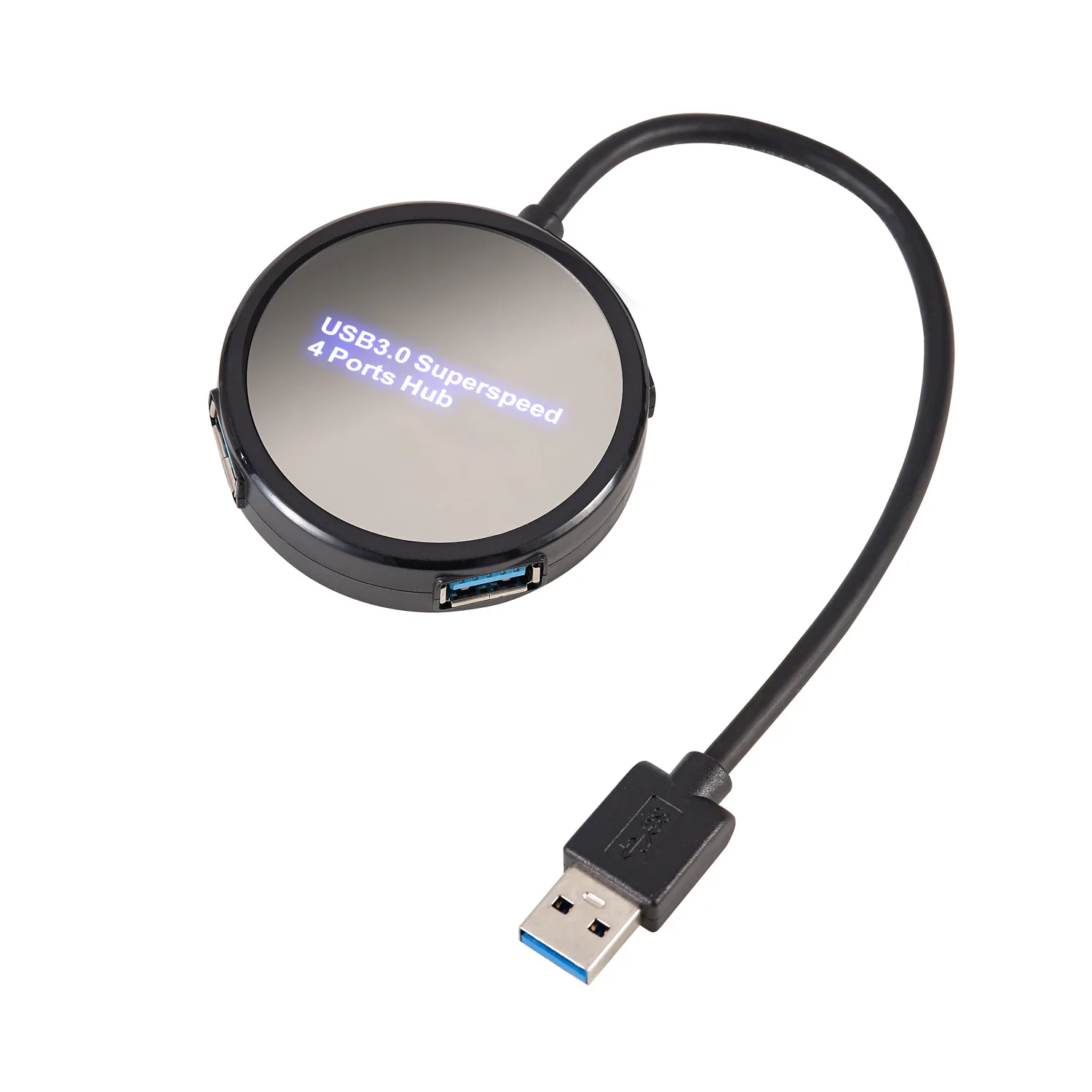 

USB 3.0 Hub 4 Ports USB-A Splitter for Mouse, Keyboard, Flash Drive, U Disk, Printer Compatible with Laptop, Desktop PC