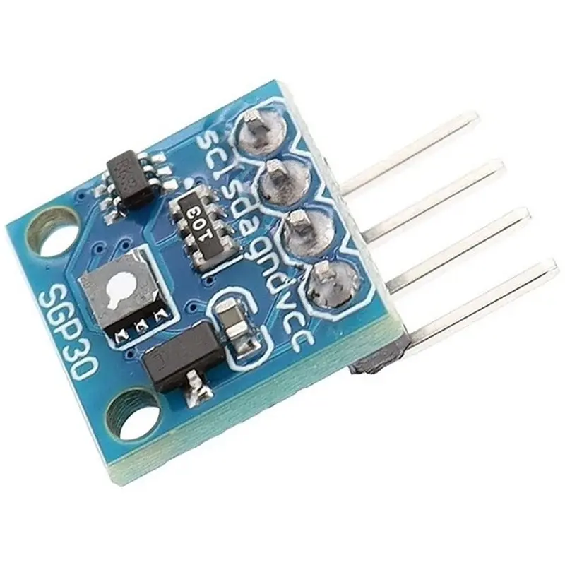 11A68Z SGP30 Gas Sensor Module ECO2/TVOC Indoor Air Quality Monitor Formaldehyde Carbon Dioxide Measurement Detection IIC I2C In