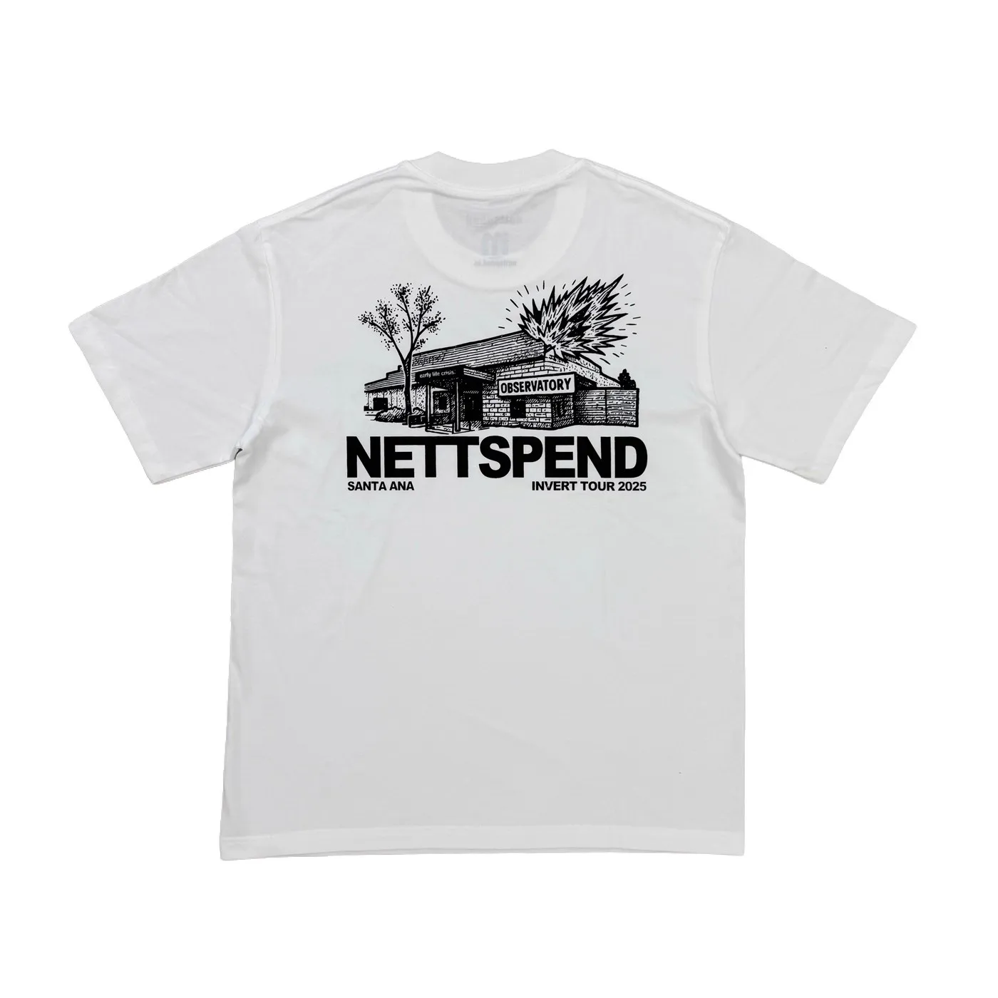New Men nettspend invert tour Observatory T Shirts T-Shirt Hip Hop
