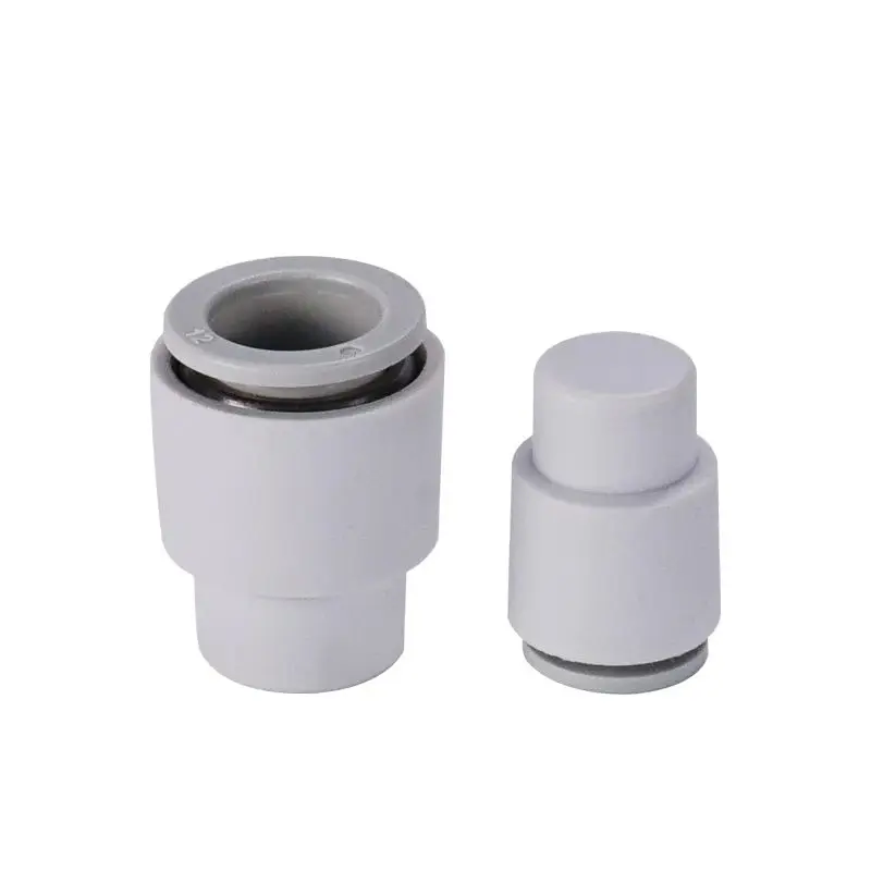 Air Tube Cap Plug KQ2C KQ2C04-00 06-00 08-00 10-00 12-00 Quickly Insert Joint Unilateral Connection Pipe Pneumatic Trachea