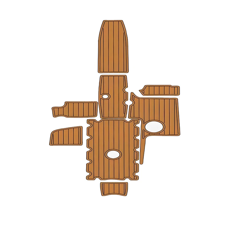 

WSM Eva Foam Pad Jet Ski Морские тяговые коврики для 2007-2009 YAMAHA AR230 SX230 SR230 Кабина EVA FAUX TEAK FLOOR