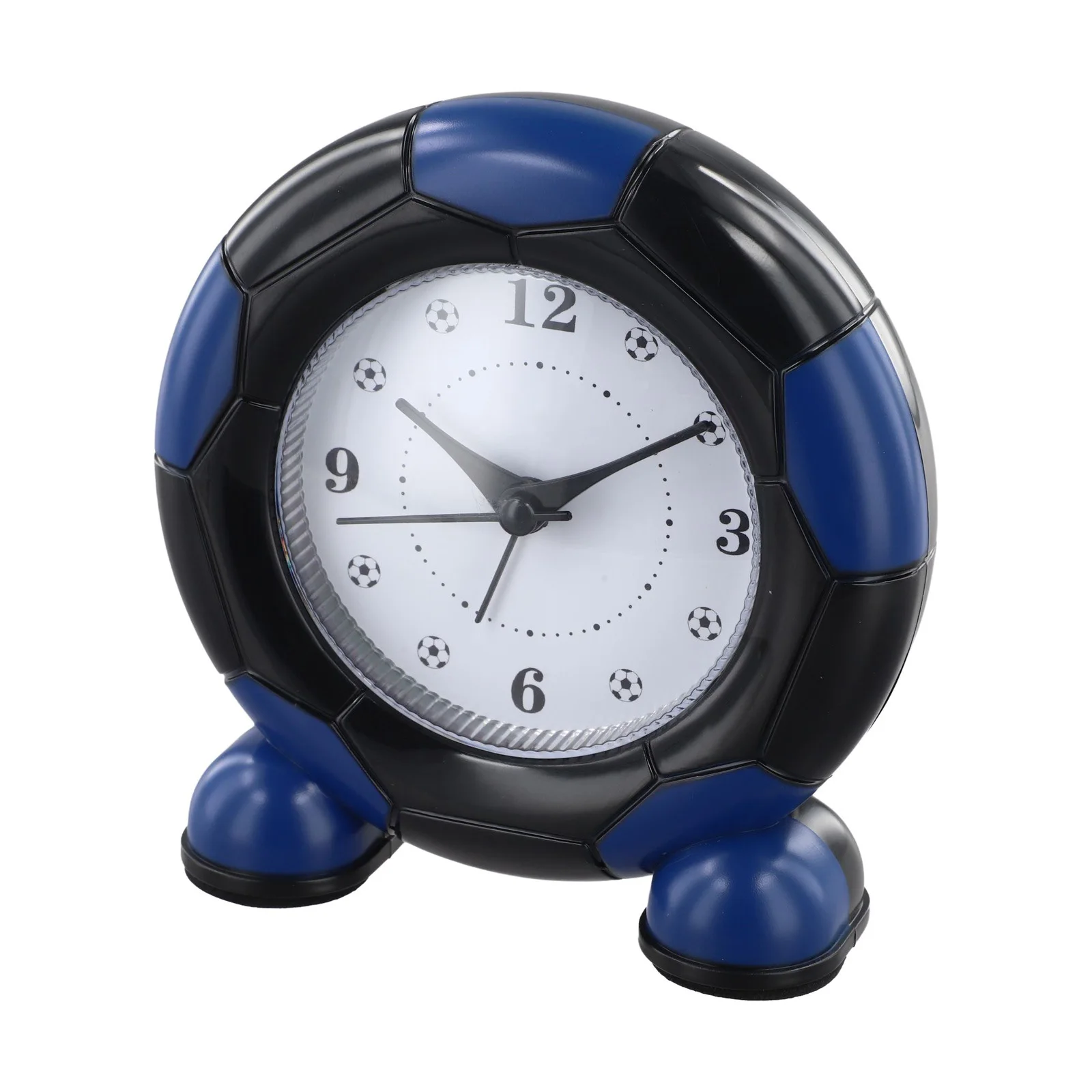 Silent Alarm Clock with Football Design for Featuring Dual Alarm Settings and Fun Football Themed Up Tunes Silent