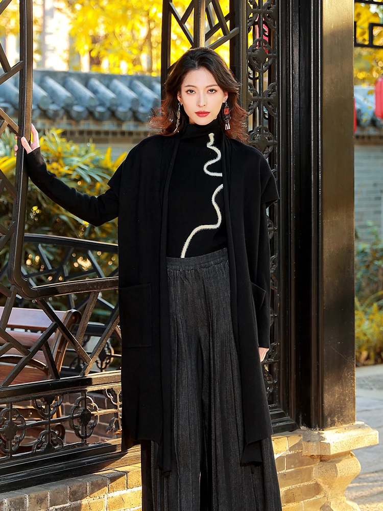 

Оригинальный дизайн Yang Li: Новая женская весенняя вязаная куртка в этническом китайском стиле