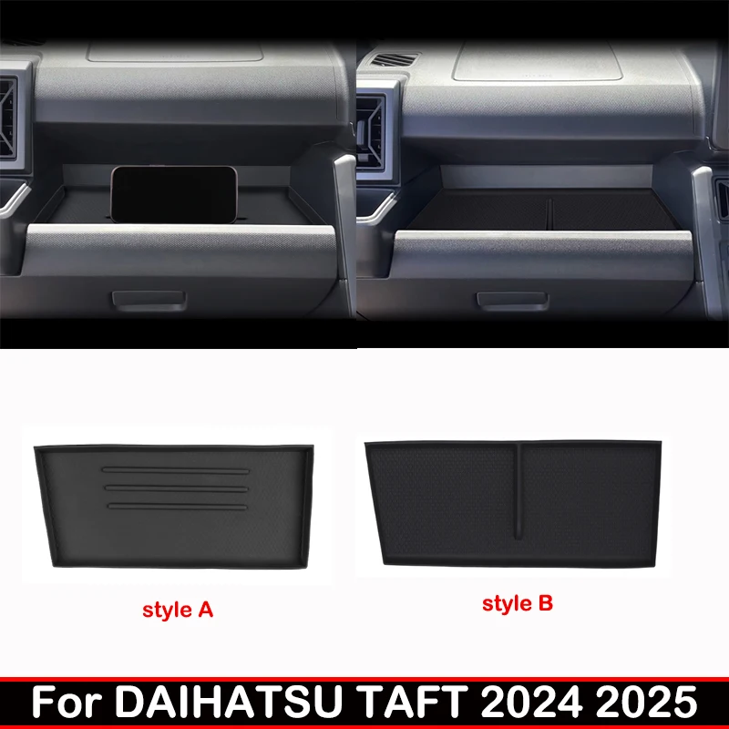 For DAIHATSU TAFT 2024 2025 silicone  Passenger tray phone holder anti collision knock anti noise waterproof dustproof pad