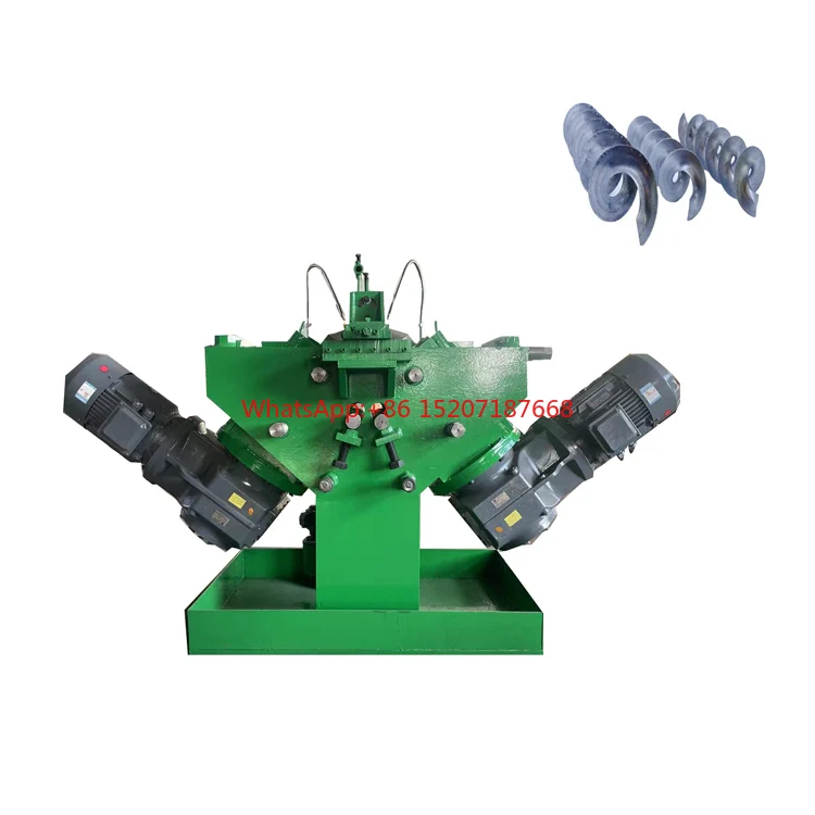 Continuous Spiral Screw Blade Auger Flight Cold Rolling Forming Machine For Conveyor