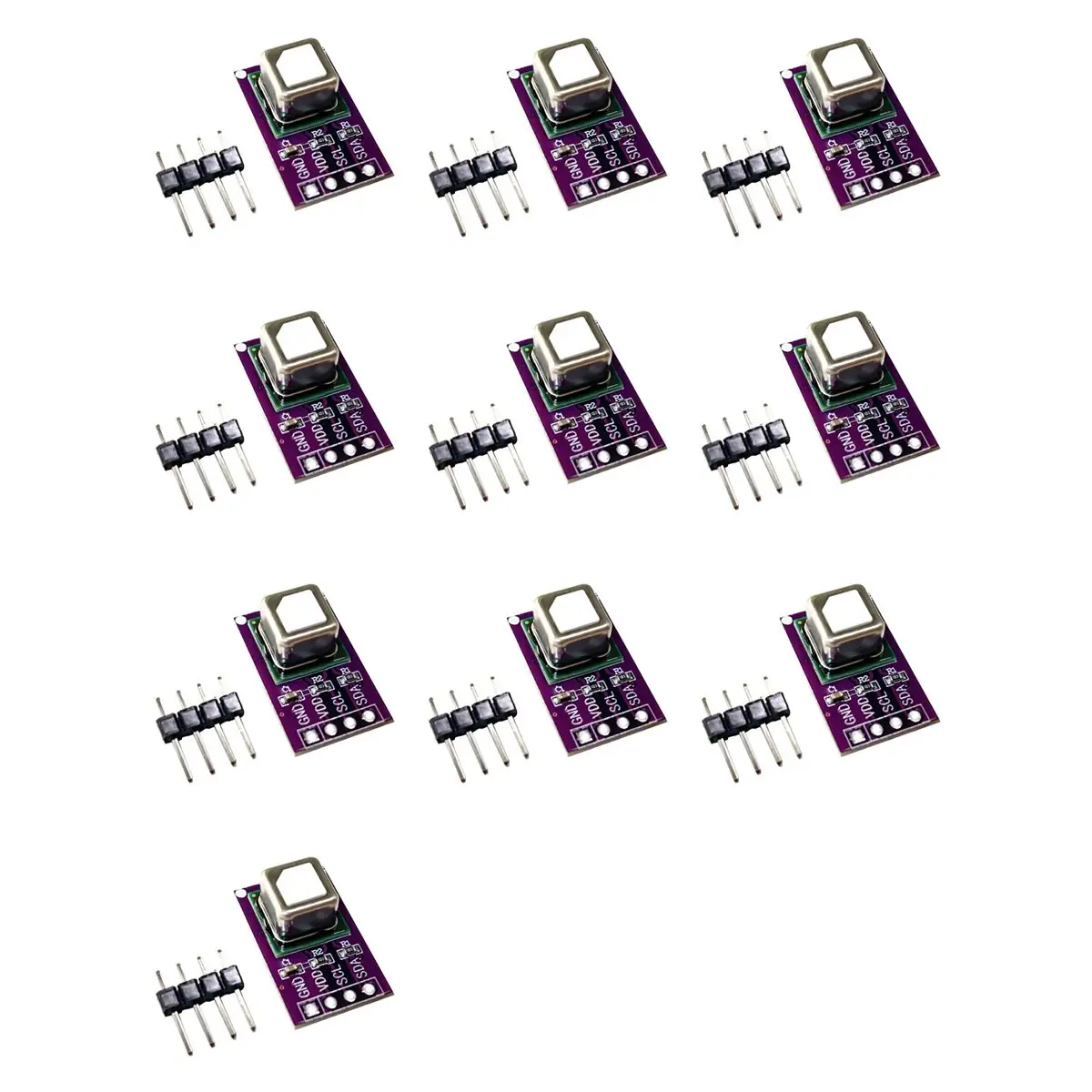 10X SCD40 Gas Sensor Module Detects CO2 Carbon Dioxide Temperature and Humidity 2 in 1 Sensor