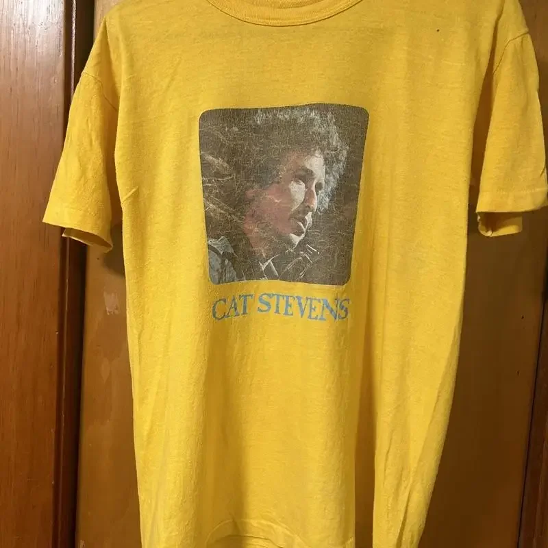 1970s Bob Dylan Cat Stevens T Shirt Very Rare