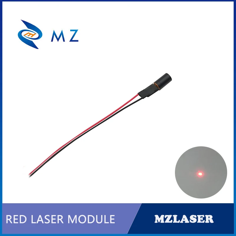 Compact Mini Red Dot Laser Diode Module 650nm 10mw 3-5V PD Industrial Grade Machine Spot Laser Diode Hot Selling D6mm